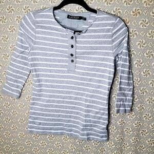Ralph Lauren henley stripped shirt